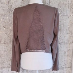 Lush drape front jacket